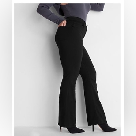 Express Denim - Express Curvy Mid Rise Boot Cut Jeans In Black-Size 4R NWT🖤